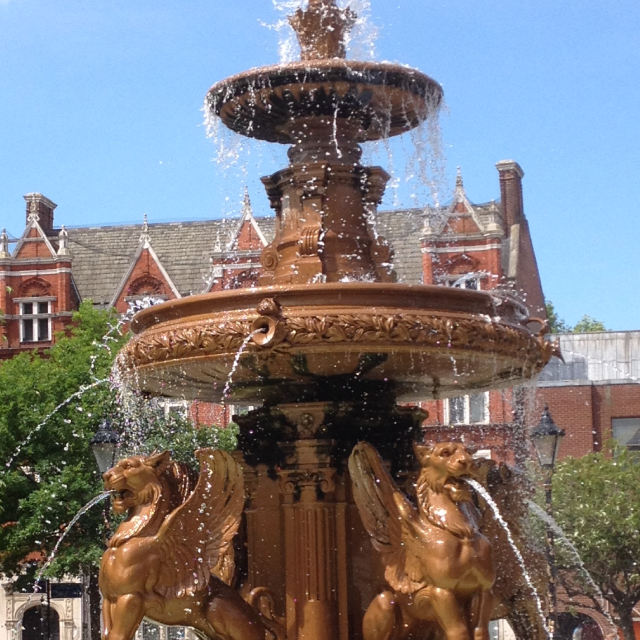 Market square in Leicester